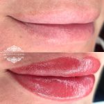 Татуаж губ — Без техники — Лина