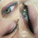 Татуаж век — Перекрытие — Стрелки с растушевкой — Алла