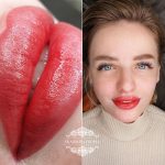 Татуаж губ — Без техники — Николь