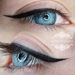 Татуаж век — Классические стрелки — Лина