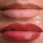 Татуаж губ — Без техники — Лилия