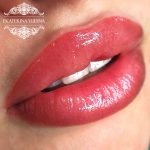 Татуаж губ — Без техники — Лилия