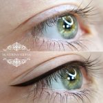 Татуаж век — Перекрытие — Стрелки с растушевкой — Лилия