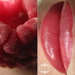 Татуаж губ — Без техники — Луна