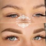 Татуаж бровей — Пудровые — Луна