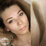 Татуаж бровей — Пудровые — Луна