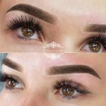 Татуаж бровей — Пудровые — Луна