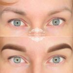 Татуаж бровей — Перекрытие — Без техники — Рина