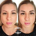 Татуаж бровей — Перекрытие — Без техники — Рина