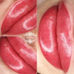 Татуаж губ — Без техники — Аида