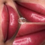 Татуаж губ — Без техники — Аида