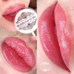 Татуаж губ — Без техники — Ангелина