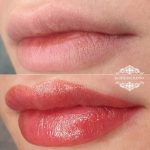 Татуаж губ — Без техники — Анжелика