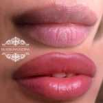 Татуаж губ — Без техники — Ника