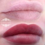 Татуаж губ — Без техники — Нина