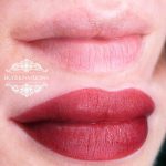 Татуаж губ — Без техники — Ольга