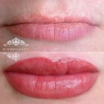 Татуаж губ — Без техники — Роза (СПБ)