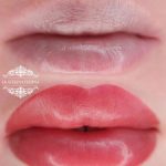 Татуаж губ — Без техники — Валерия