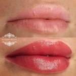 Татуаж губ — Без техники — Валерия