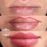 Татуаж губ — Без техники — Тата
