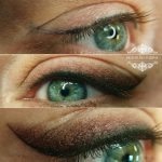 Татуаж век — Стрелки с растушевкой — Аида