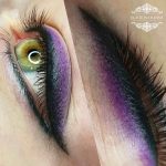 Татуаж век — Перекрытие — Стрелки с растушевкой — Ника