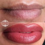 Татуаж губ — Без техники — Алена