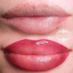 Татуаж губ — Без техники — Алена