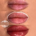 Татуаж губ — Без техники — Анжелика