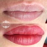 Татуаж губ — Без техники — Аннет