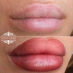 Татуаж губ — Без техники — Арина