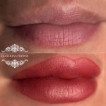 Татуаж губы — Без техники — Есения