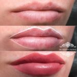 Татуаж губ — Без техники — Лия