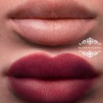 Татуаж губ — Без техники — Мария