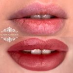 Татуаж губ — Без техники — Василиса